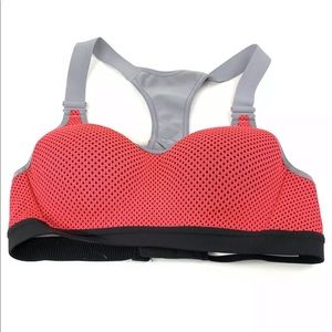 VSX Victorias Secret 32A Sports Bra Incredible Red